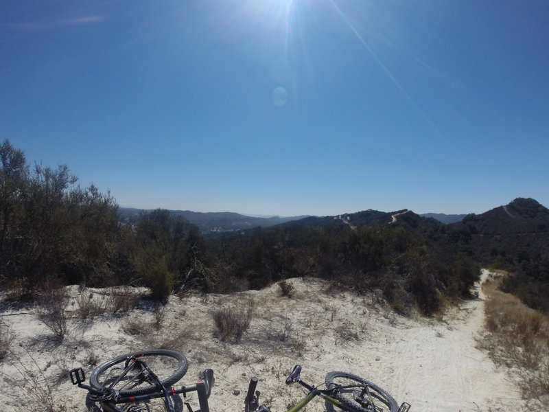 The start of the 12 mile trail around the lake.