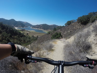 A look over the very dry lake from Escondido Spur Trail *caution* very difficult.