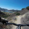 A look over the very dry lake from Escondido Spur Trail *caution* very difficult.