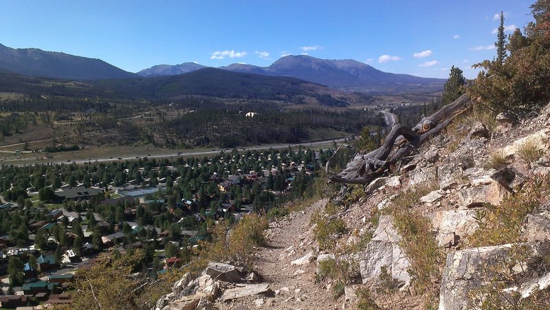 Colorado Trail above Tiger Run RV Park