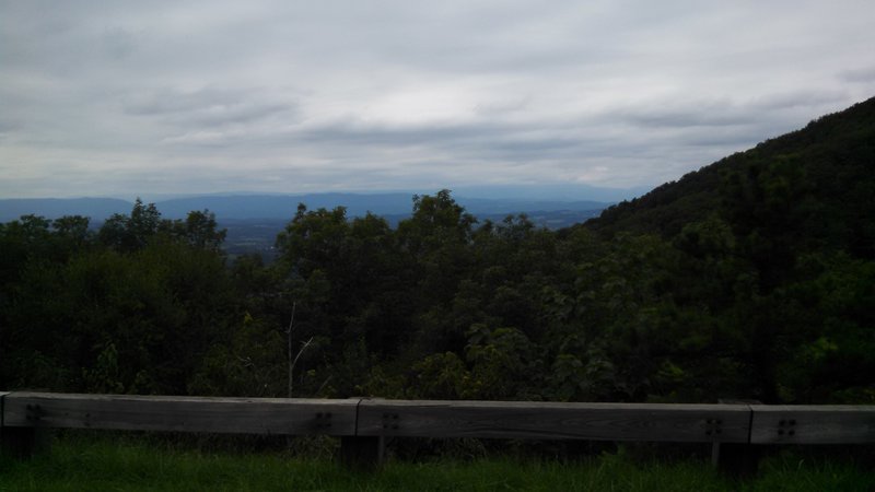 Overlooking Valley Below BRP