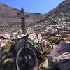 Scree field leading to Indian Ridge.