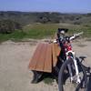 A view from the bench at the Top of Lower Goat.  Getting ready for the fun ride down.