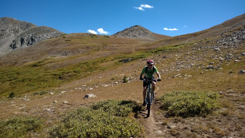 High above- on the CDT Alpine Tunnel trail