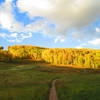 Evening singletrack on Lower Awakening