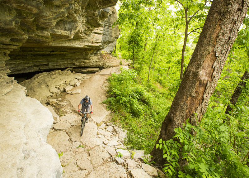 Big rock roof on the Bella Vista Spur.