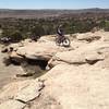 Slickrock ledges - fun!