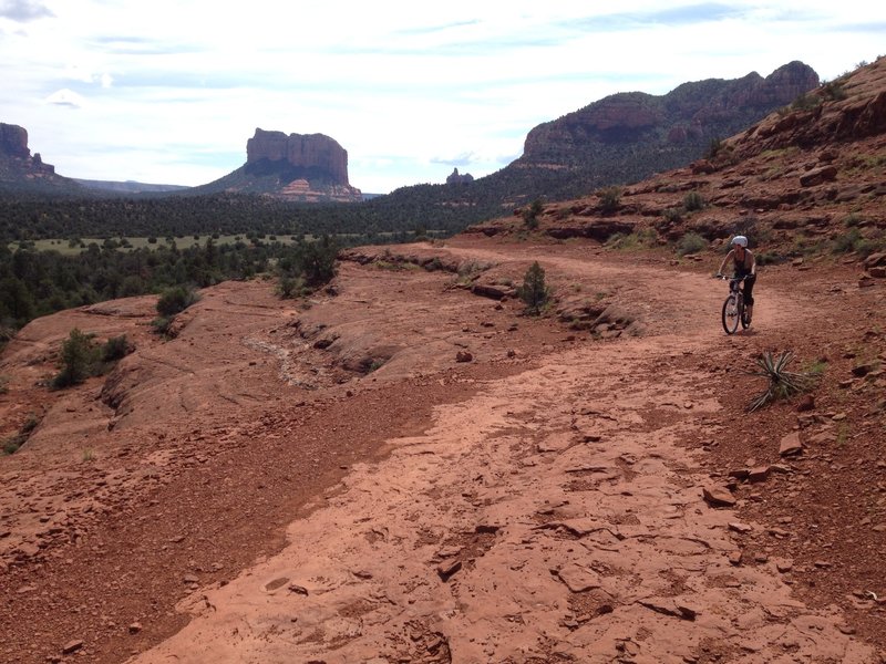 At the base of Cathedral Rock