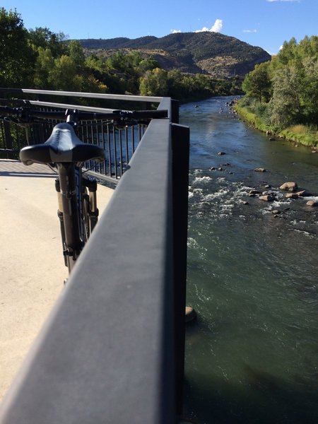 The Animas River Trail offers spectacular views along the river.