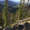 Looking north toward Soda Creek. And Dillon Lake/reservoir further on the horizon.