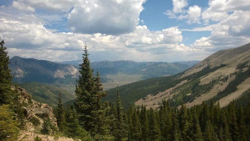 Lunch spot and a great view of the valley