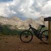 At the Mount Tilton/Crystal Peak trail junction