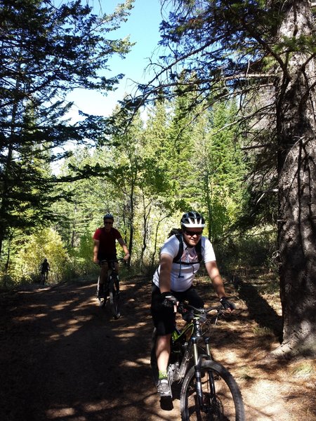 ISU OAC pounding up the trail