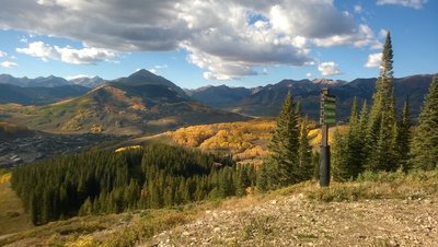 Spectacular views from Silver Queen Road