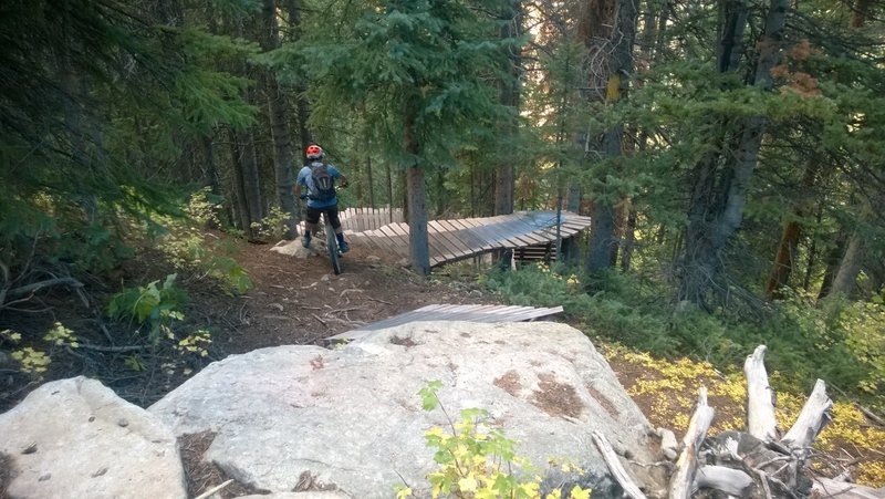 Second section of ramp and no fall zone