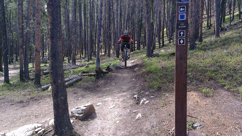 Bottom of Slalom at Upper Flume