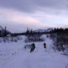 Very rideable in the winter!  If you're first after a fresh snowfall you'll have to pack it down, but the trail sees enough use that it generally stays packed.