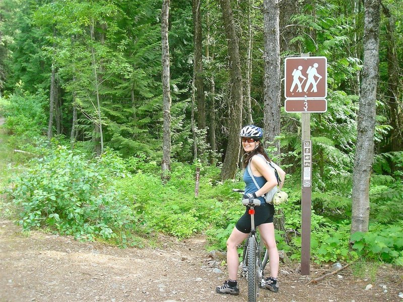 Upper Trailhead of Trail #3 (Gold Hill)