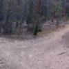 The unmarked southern end of the moto Harum Trail located along Golden Gate Loop midway between the Dry Gulch trail and Prospect Hill Road intersections.