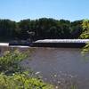 Barge coming through on Minnesota River