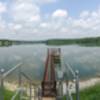 View from the dam at the south end of Freeman Lake