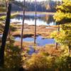 Smith Pond from the shelter on Bear Brook beginner loop