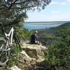 The overlook/end of the trail on the Ring Around the Mountain Trail