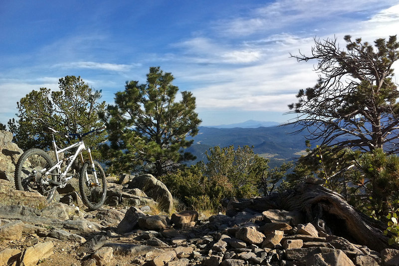 At the top of Bergen Peak.