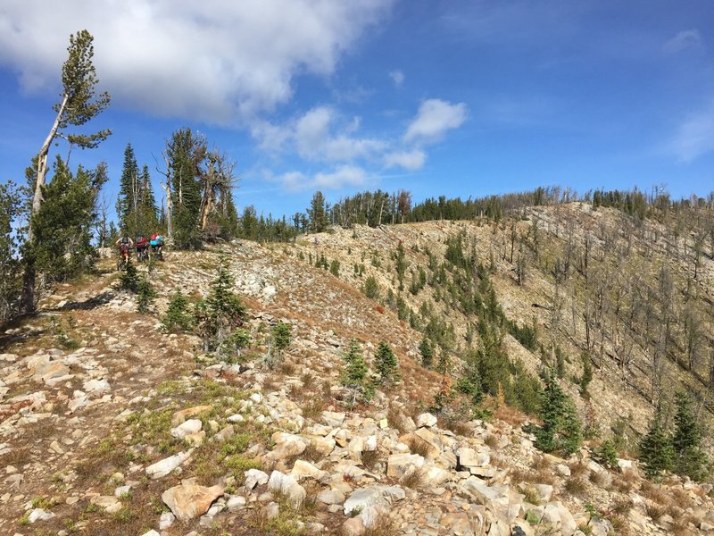 Last climb to Dome Shaped Mountain