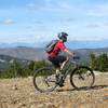 Ignoring the view on the Sapphire Crest Trail