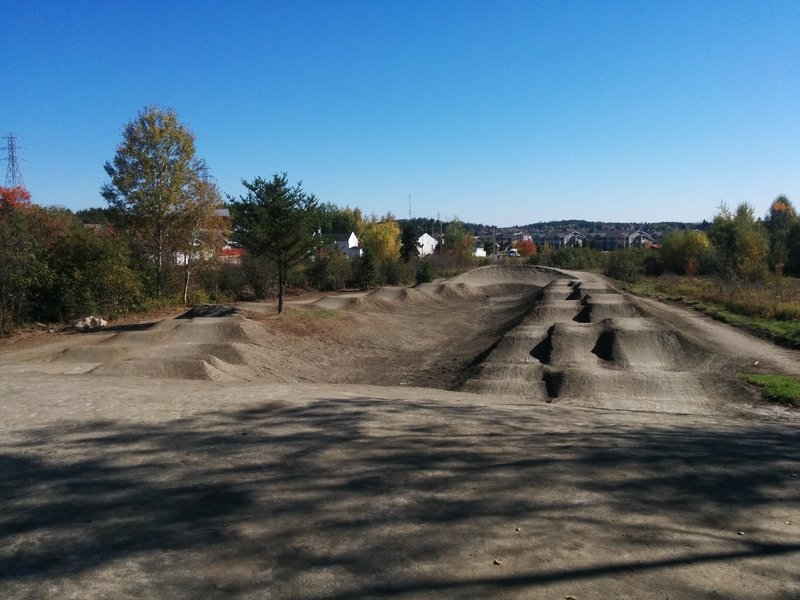 Pumptrack at Le Panoramique bike center