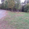 Looking away from the skate park, you can see a faint trail off to the right, you can follow this down or the gravel road