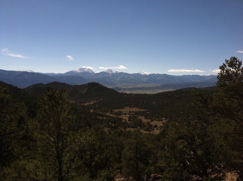 Great views of the Collegiate Range on offer.