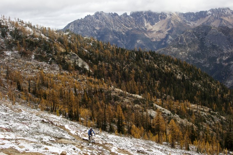 Nearing the pass, October 2014