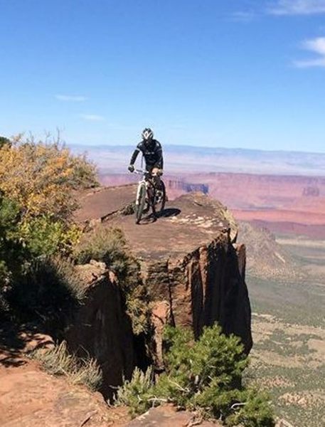 Afraid of heights but couldn't resist the trackstand.