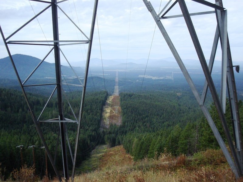 Looking SouthWest from the Top Powerline Tower Look out