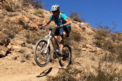 Monica's first air on Girl Scout Trail