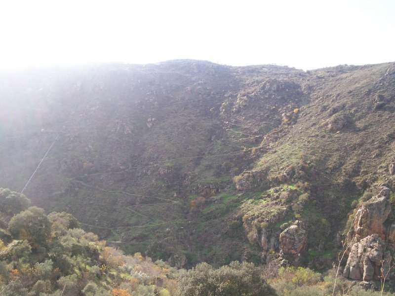 Vistas bajada a puente romano