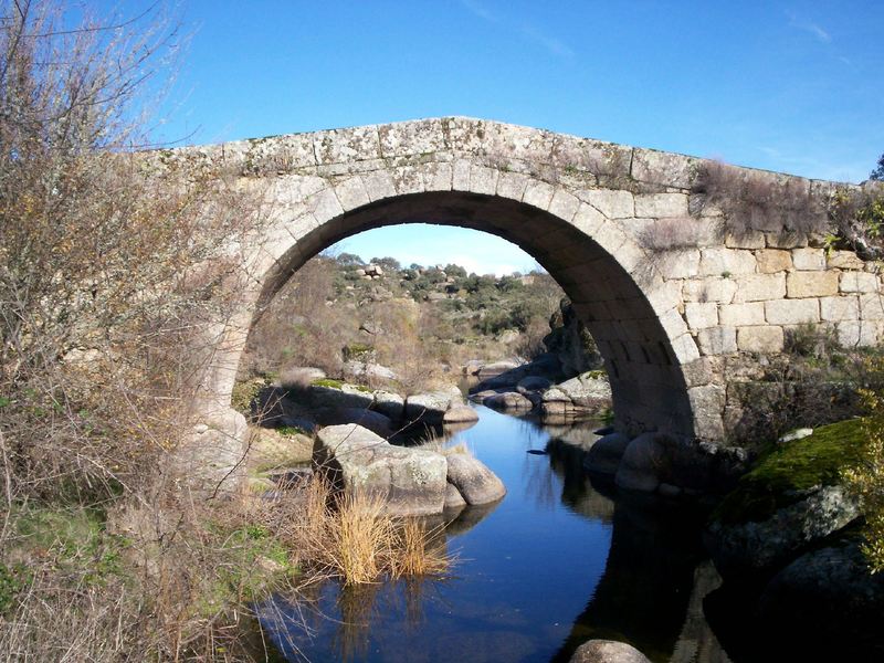 Puente "quebrà" on Arribes del Agueda