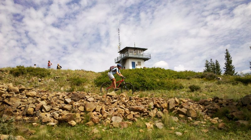 Cerro Pelado fire watchtower.