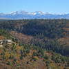 A view up the canyon from Italian Canyon Trail