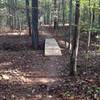 Bridge over dry creek on Mumbo Jumbo Trail