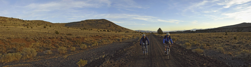 Perfect quiet evening riding Modoc Line Rail Trail