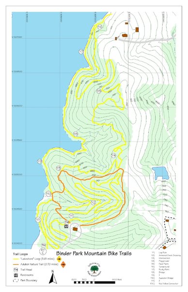 Topo map of the yellow loop