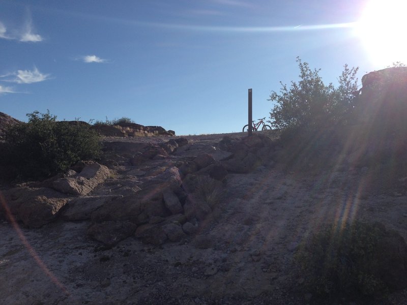 "The Stairs:" easy to come down; hard to ride up. Take warning....