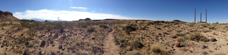 South bound on Foothill Rim Connector