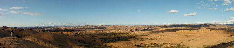 Pano view of the area from the Slickrock Trail