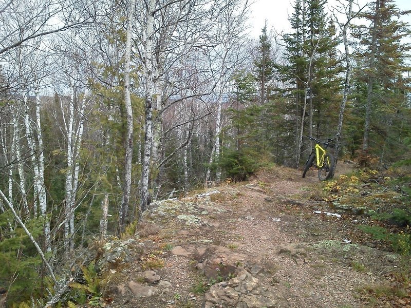 Ridge top view to the northeast.