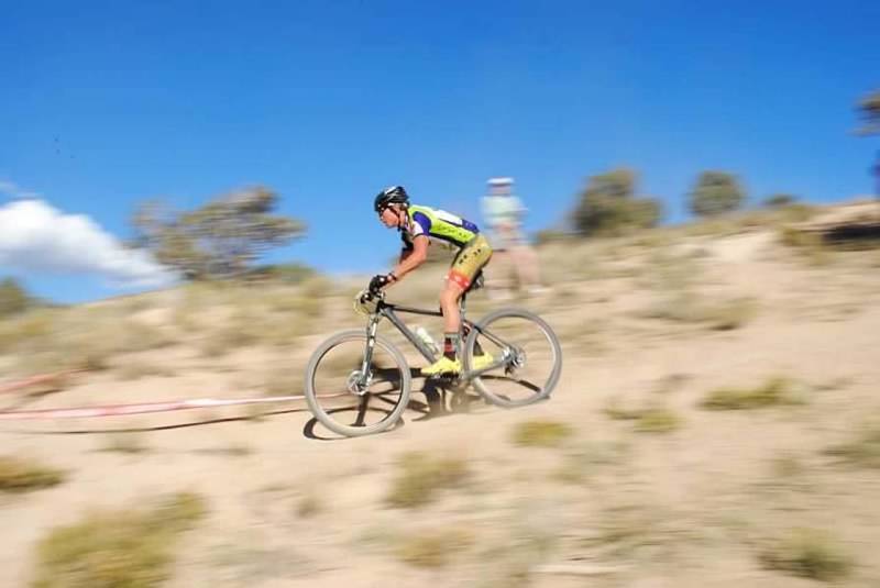 Letting it out on one of Haymaker's many quick, super fun descents on buff machine made singletrack. Photo: Jake Vickerman.