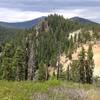 Taken from a bluff overlooking Cottonwood Creek with Cougar Peak in the background.